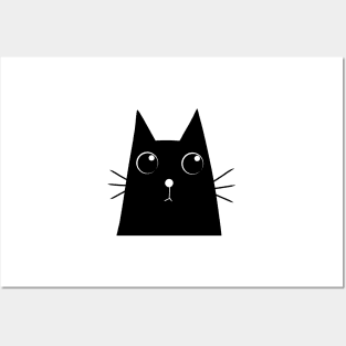 Kawai cat sticker_cute cat_neko Posters and Art